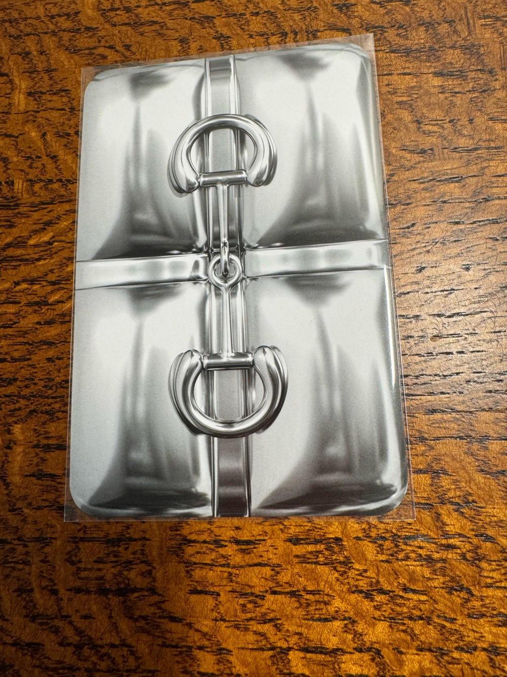 Gucci Jumbo Horsebit Playing Card - Queen of Spades
